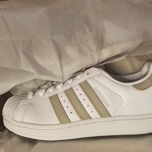 Adidas Superstar II White and Aluminum